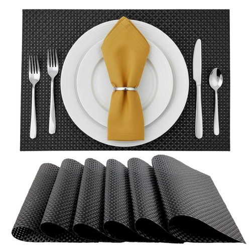 Platzset 45x30cm schwarz