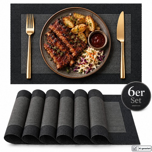 Tischset 6er set - set, platzdeckchen