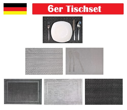6er set tischset - set, 30x45cm