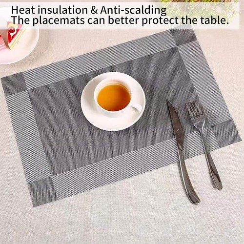 12er set tischset - 45x30cm, pvc