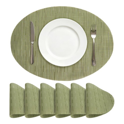 Tischsets oval platzdeckchen - tischsets,