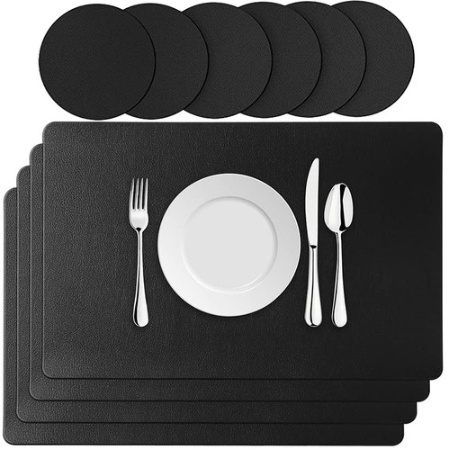 6er platzsets leder - 6er, tischset