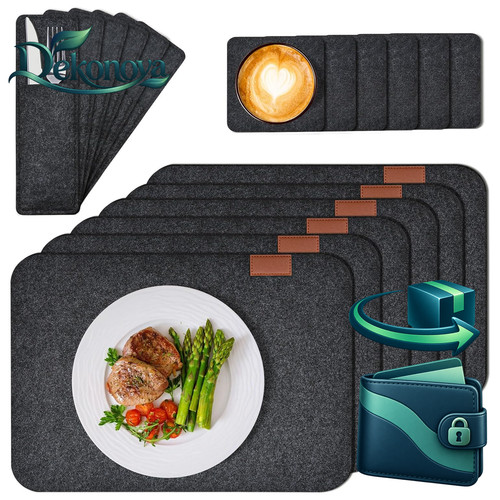 Platzdeckchen set teilig - platzdeckchen-set, 18-teilig